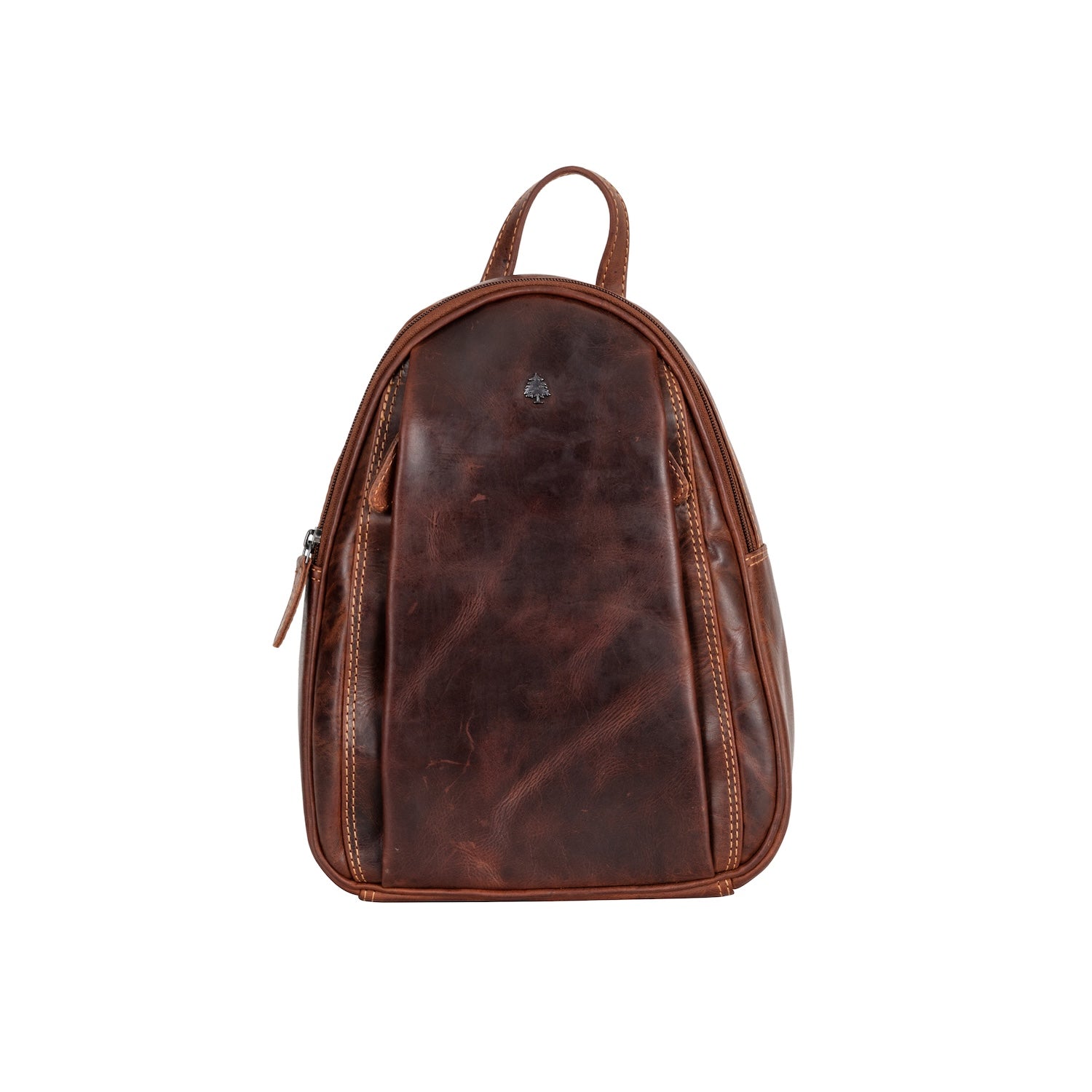 Leather Women Backpack Little Emma - Sandal - Greenwood Leather