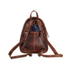 Leather Women Backpack Little Emma - Sandal - Greenwood Leather