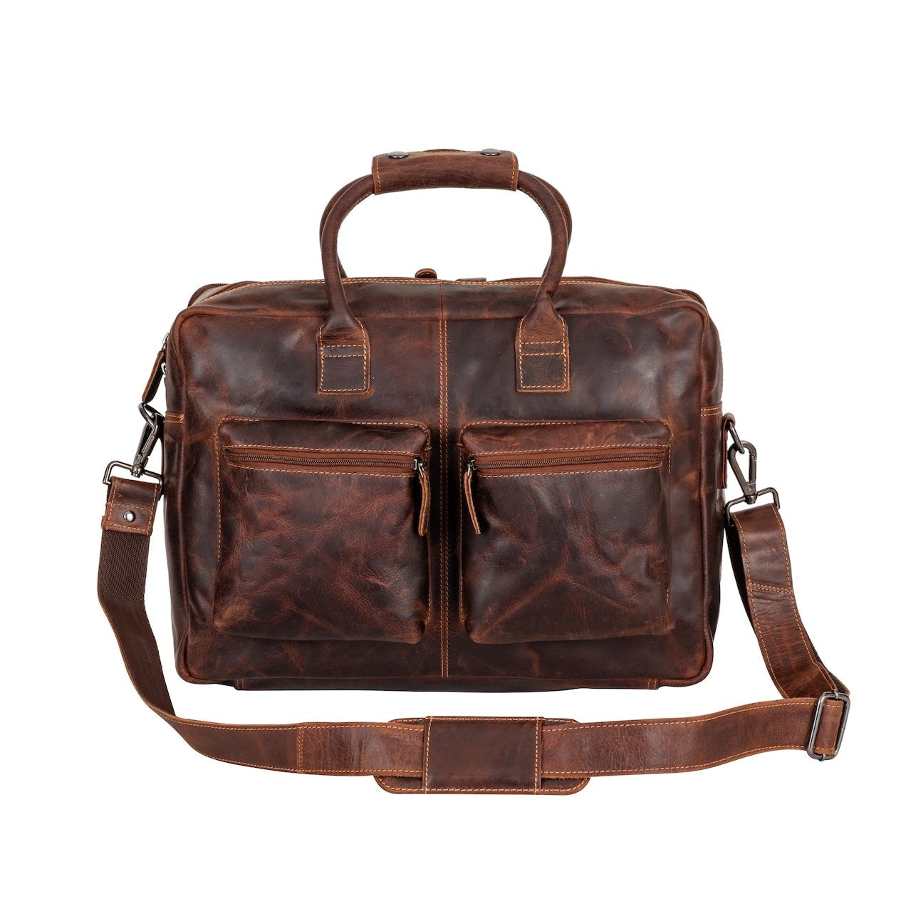 Leather Laptop Bag Dean Sandal - Greenwood Leather