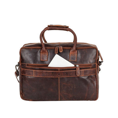 Leather Laptop Bag Dean Sandal - Greenwood Leather