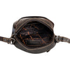 Circle Luxe – Brown Leather Crossbody Bag