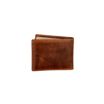 Samson RFID Leather Wallet – Camel - Greenwood Leather