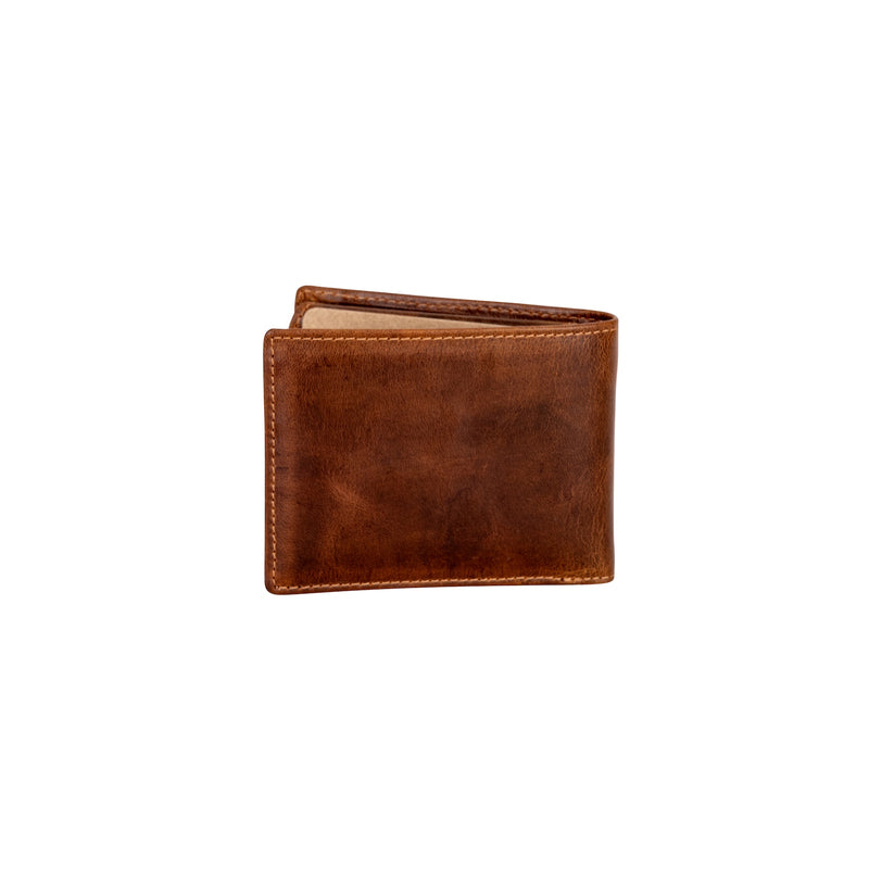 Samson RFID Leather Wallet – Camel - Greenwood Leather
