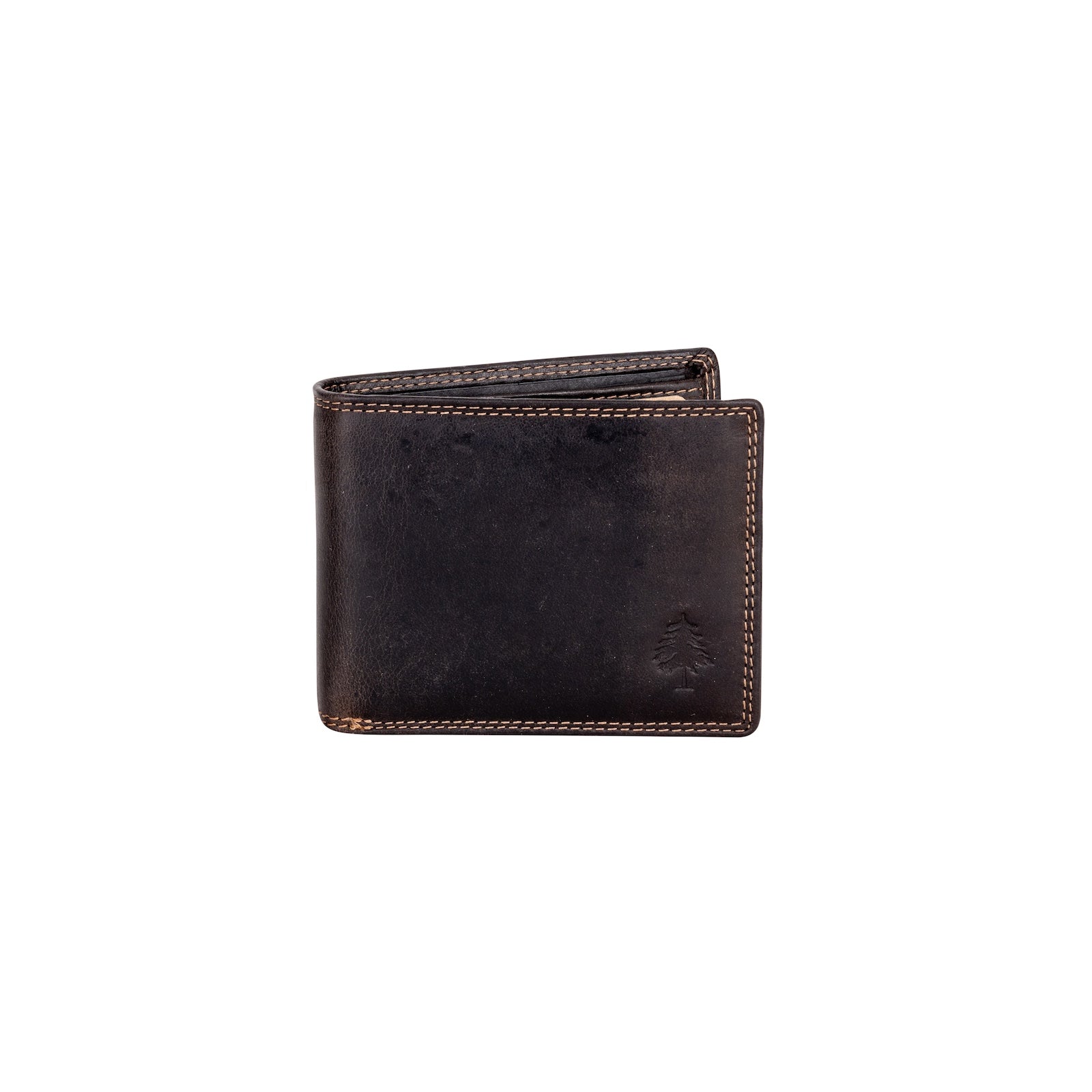 Mason RFID Leather Wallet with Coin Pocket – Brown - Greenwood Leather