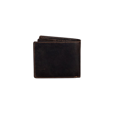 Mason RFID Leather Wallet with Coin Pocket – Brown