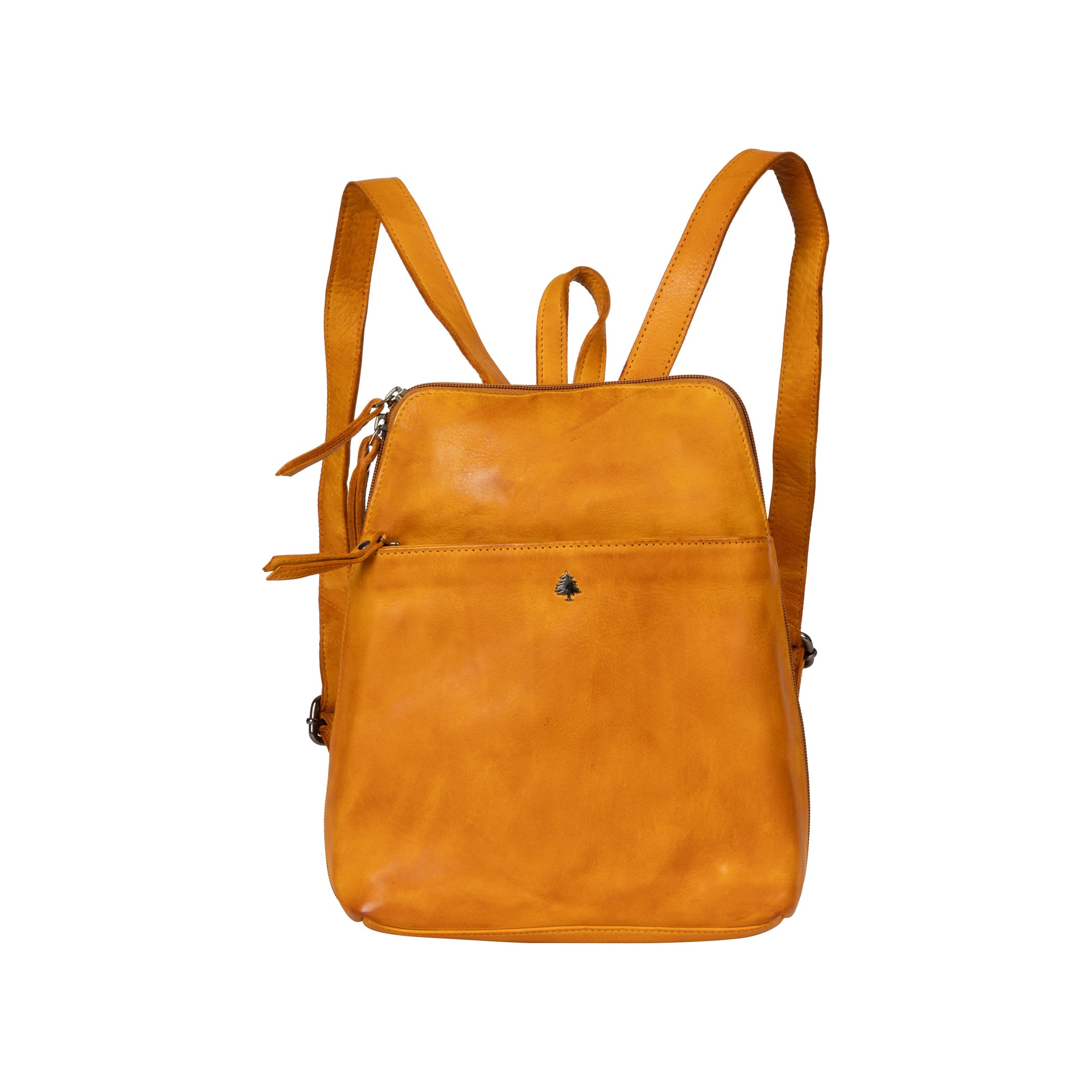 Leather Backpack Perth - Yellow - Leather Greenwood Bag | The Greenwood Leather Online Shop Australia