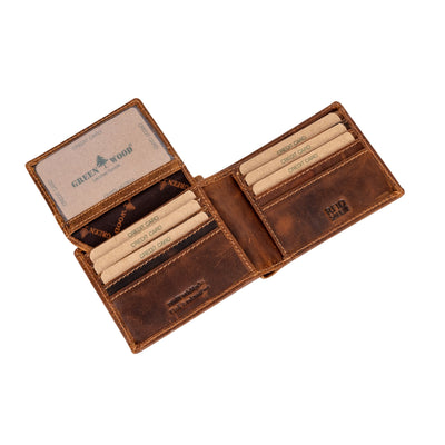 Samson RFID Leather Wallet – Camel - Greenwood Leather