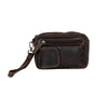 Leather Men's Wrist Bag - Brown - Leather Greenwood Bag | The Greenwood Leather Online Shop Australia
