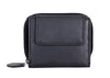 Women's Leather Wallet Tina - Balck