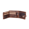 Hunter RFID Leather Wallet with Button Closure – Sandel - Greenwood Leather