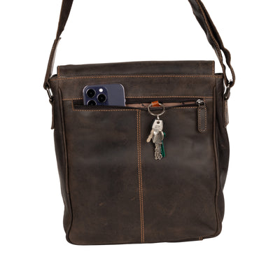 Leather Shoulder Bag Lorne Brown - Leather Greenwood Bag | The Greenwood Leather Online Shop Australia