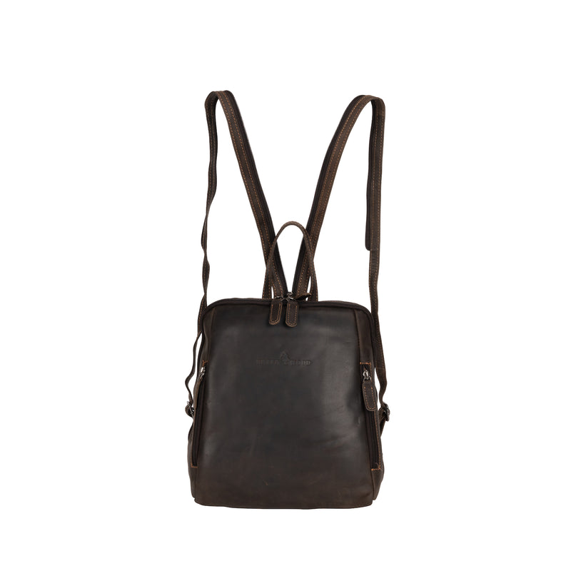 Leather Backpack Brown - Anna - Leather Greenwood Bag | The Greenwood Leather Online Shop Australia