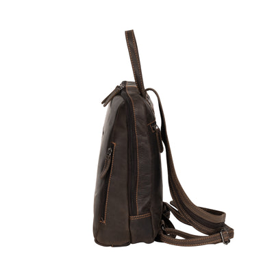 Leather Backpack Brown - Anna - Leather Greenwood Bag | The Greenwood Leather Online Shop Australia