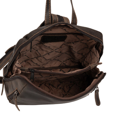 Leather Backpack Brown - Anna - Leather Greenwood Bag | The Greenwood Leather Online Shop Australia