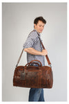 Leather Overnight Travel Bag Wilson - Sandal