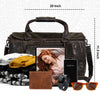 Leather Travel Bag Large - Casual Vintage Look - Leather Greenwood Bag | The Greenwood Leather Online Shop Australia