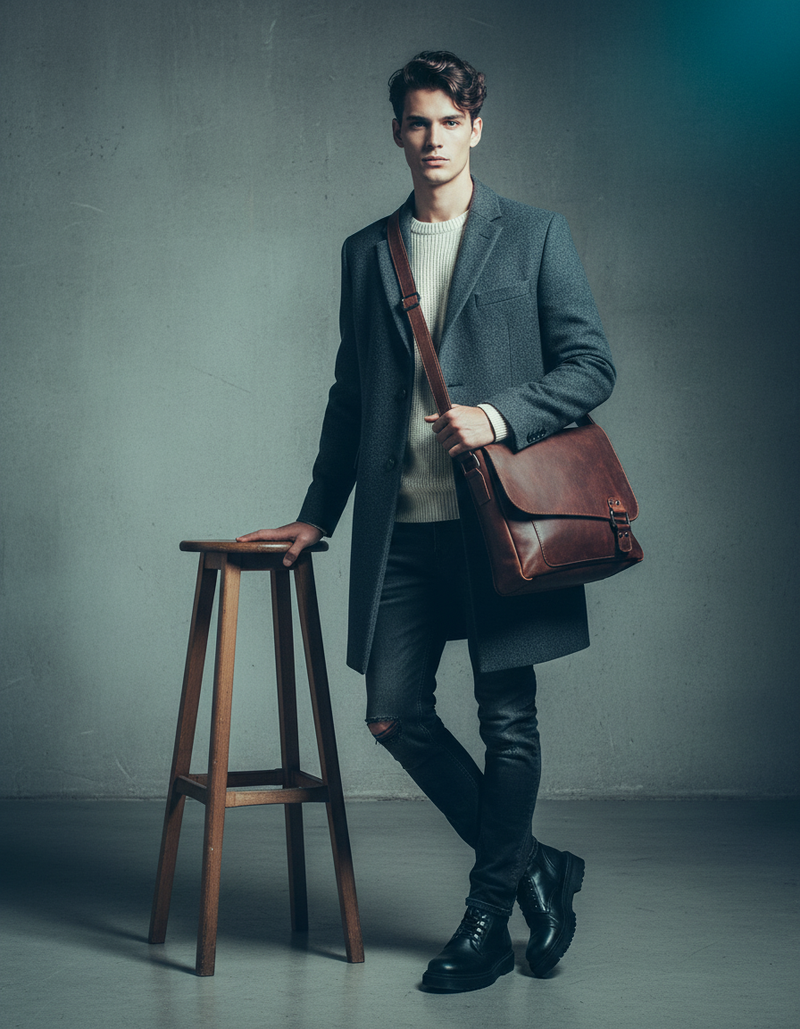 Leather Shoulder Bag - Martin Sandel - Greenwood Leather