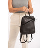 Leather Women's Backpack Claire - Black - Greenwood Leather