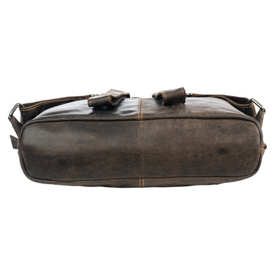 Birchwood Roll-Top Leather Backpack – Vintage Full Grain Leather Laptop Backpack | Medium & Large - Greenwood Leather