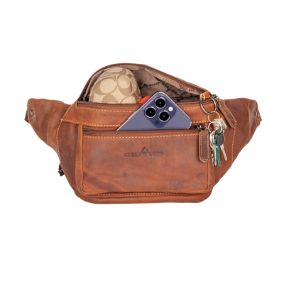 Leather Bum Bag Sandel Echuca - Greenwood Leather