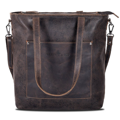 Classic Leather Tote Bag Bunbury Brown - Greenwood Leather