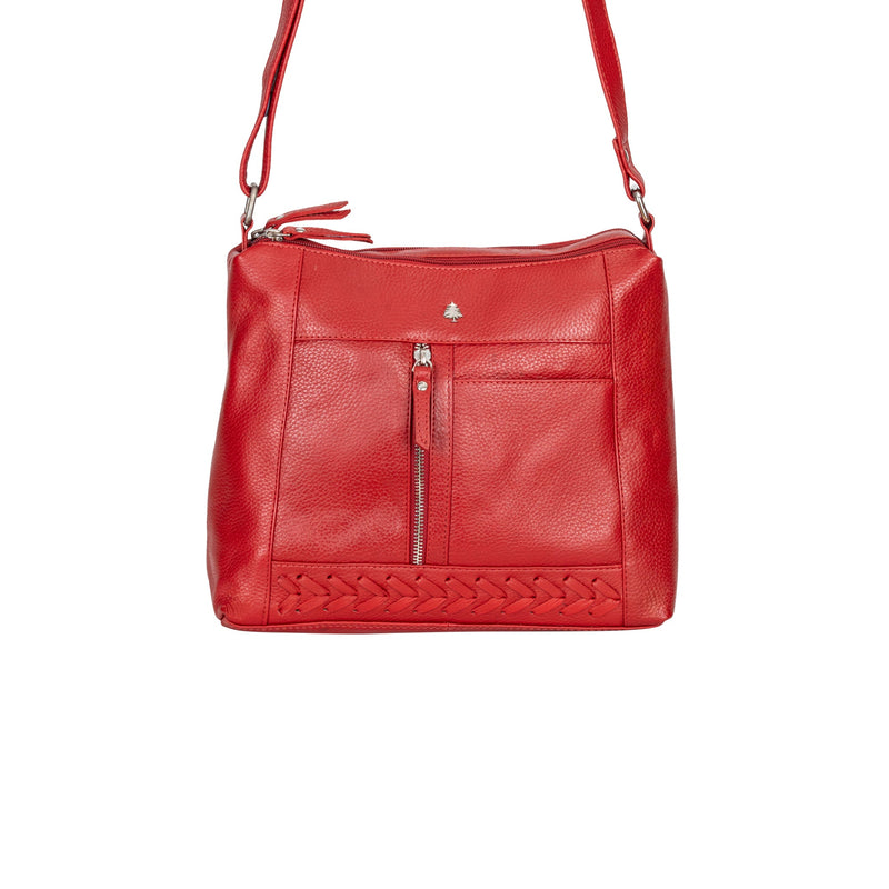 Elegant Leather Crossbody Bag – Stylish & Functional - Greenwood Leather