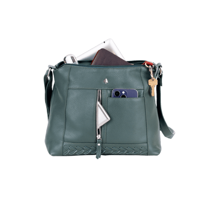 Elegant Leather Crossbody Bag – Stylish & Functional - Greenwood Leather