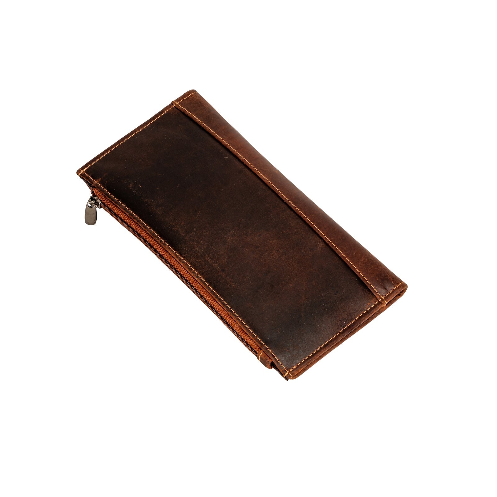 Greenwood “Elora” Long Leather Purse – Sandal - Greenwood Leather