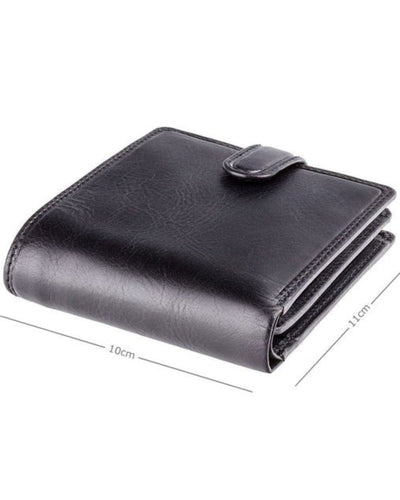 Greenwood Heritage Collection Men's RFID Leather Bifold Wallet – Black - Greenwood Leather