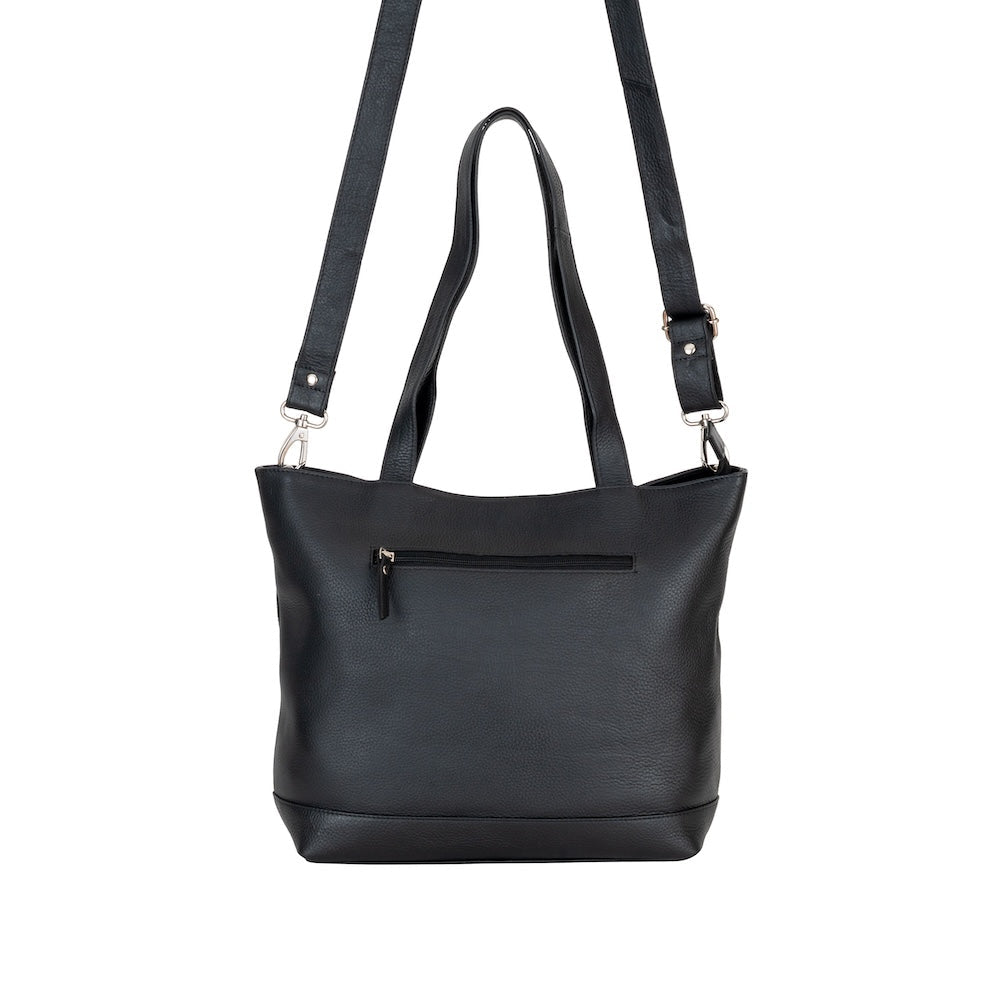 Greenwood Leather “Rowan” Tote Bag – Full-Grain Leather Shoulder & Crossbody - Greenwood Leather
