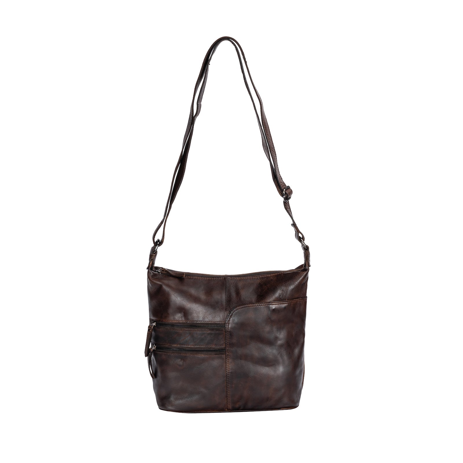 Greenwood Leather Shoulder bag Bianca - Brown - Greenwood Leather