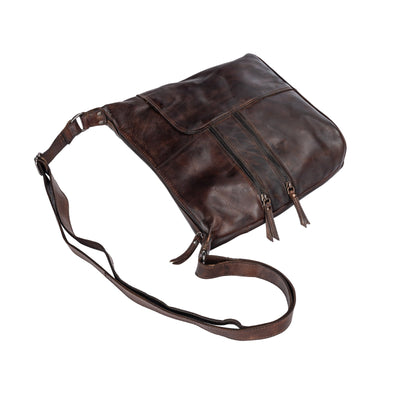 Greenwood Leather Shoulder bag Bianca - Brown - Greenwood Leather