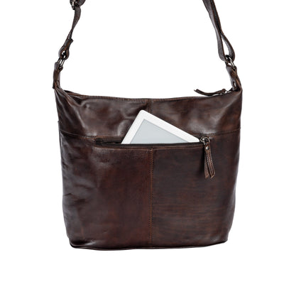 Greenwood Leather Shoulder bag Bianca - Brown - Greenwood Leather