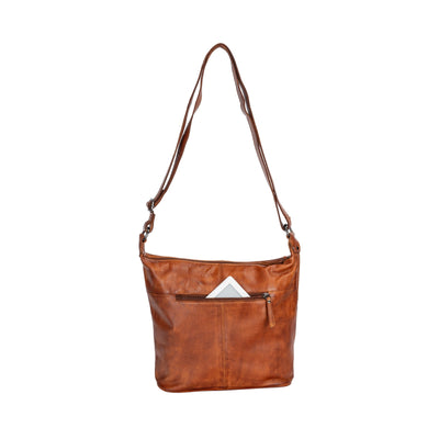 Greenwood Leather Shoulder bag Bianca - Cognac - Greenwood Leather