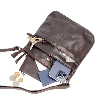 Greenwood Leather Shoulder Bag Hazel - Greenwood Leather