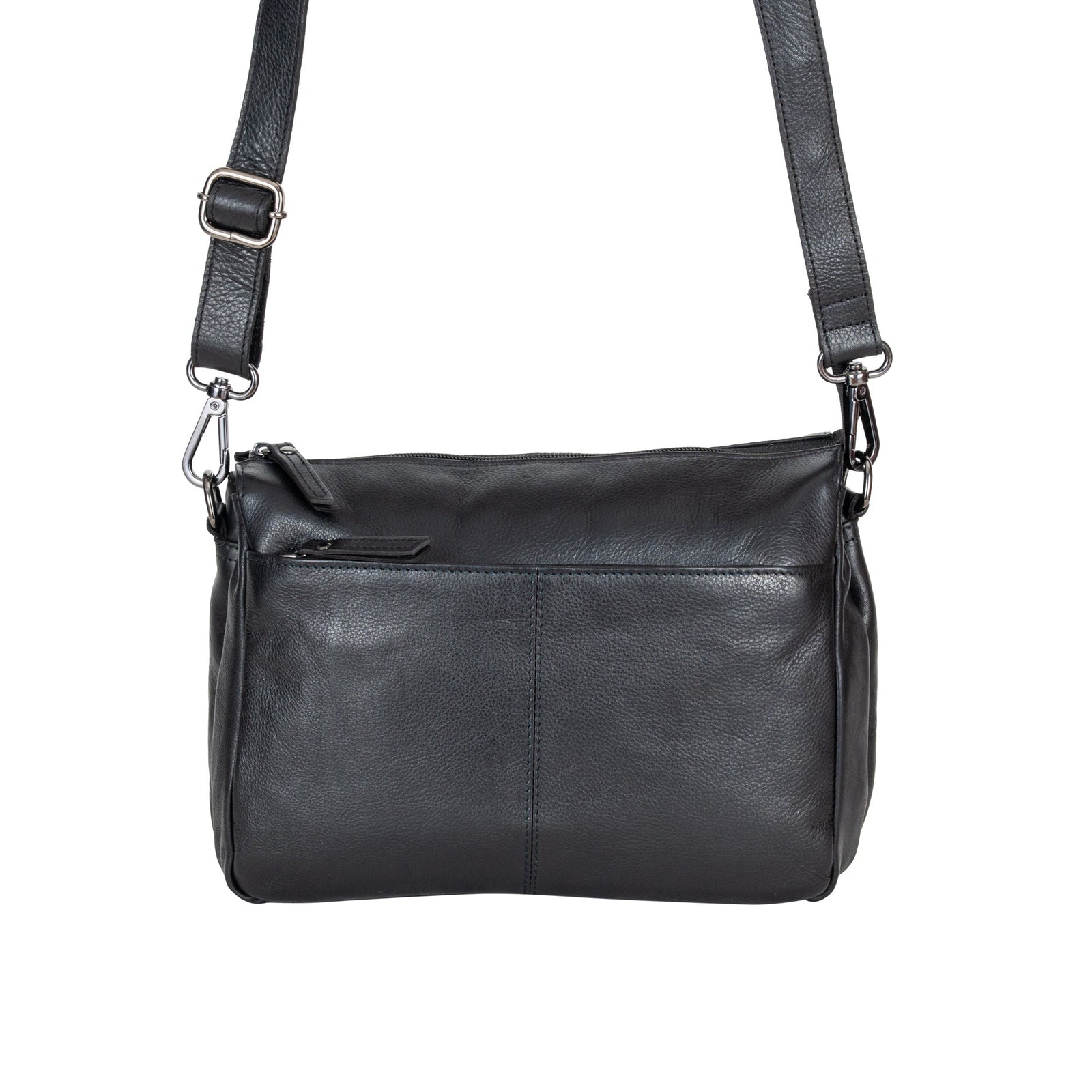Greenwood Leather Shoulder Bag June Black - Greenwood Leather