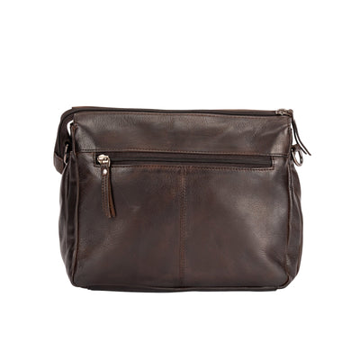 Greenwood Leather Shoulder Bag June Brown - Greenwood Leather