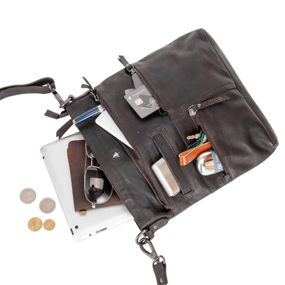 Greenwood Leather Shoulder Bag Liane - Brown - Greenwood Leather