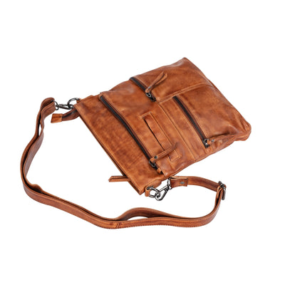 Greenwood Leather Shoulder Bag Liane - Cognac - Greenwood Leather