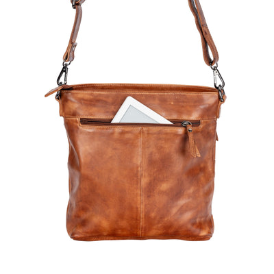 Greenwood Leather Shoulder Bag Liane - Cognac - Greenwood Leather