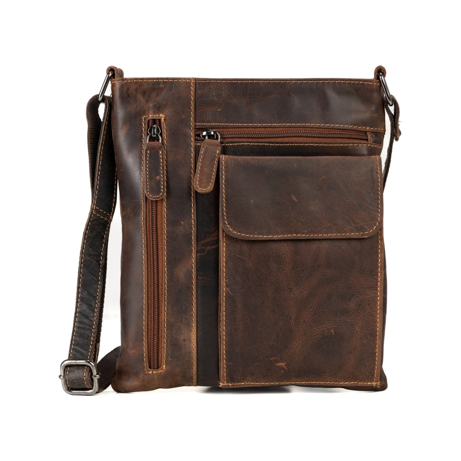 Ladies Cross Body Leather Bag Lucy Sandal - Greenwood Leather