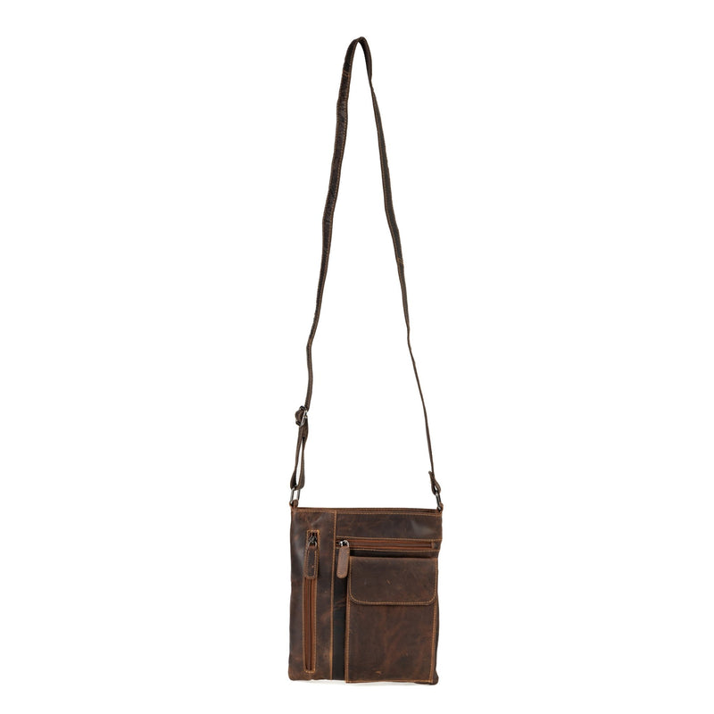 Ladies Cross Body Leather Bag Lucy Sandal - Greenwood Leather