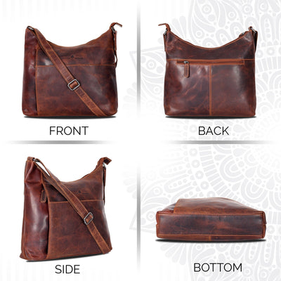 Ladies Shoulder Bag Layla - Greenwood Leather