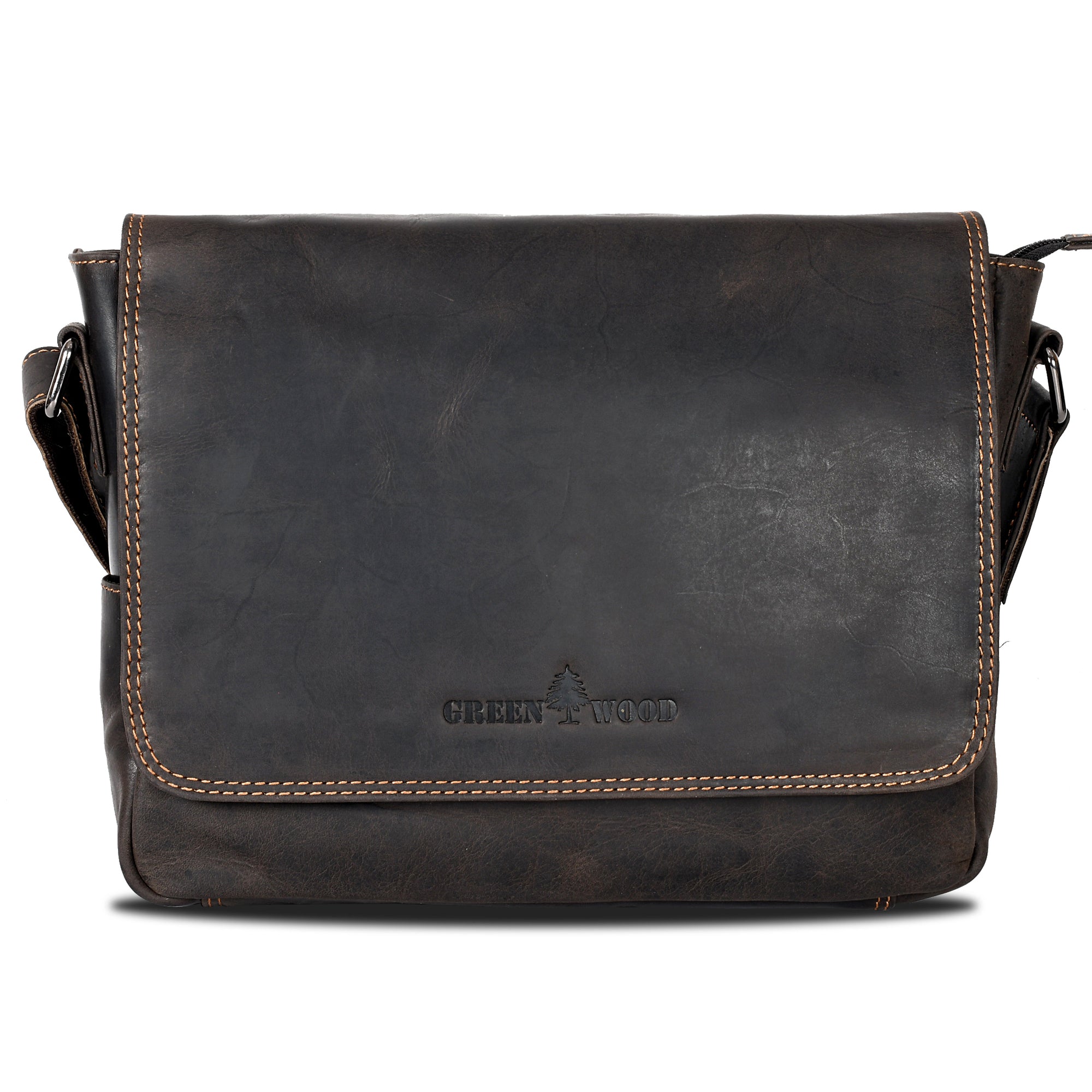 Smart Messenger Mini Steven 11" - Leather Greenwood Bag | The Greenwood Leather Online Shop Australia