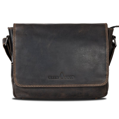 Smart Messenger Mini Steven 11" - Leather Greenwood Bag | The Greenwood Leather Online Shop Australia
