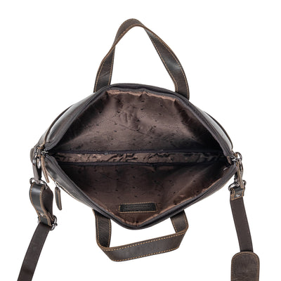 Leather Laptop Sleeve - MacBook Pro/Air 13 / 15 / 16 inch sleeve with Strap - Montreal - Greenwood Leather