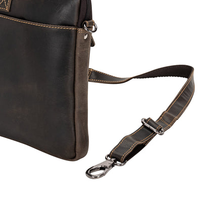 Leather Laptop Sleeve - MacBook Pro/Air 13 / 15 / 16 inch sleeve with Strap - Montreal - Greenwood Leather