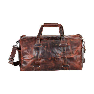 Leather Overnight Duffle Bag Munich - Sandel - Greenwood Leather