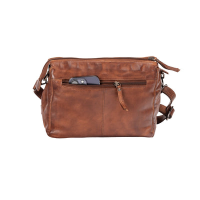 Leather Shoulder Bag June - Greenwood Leather