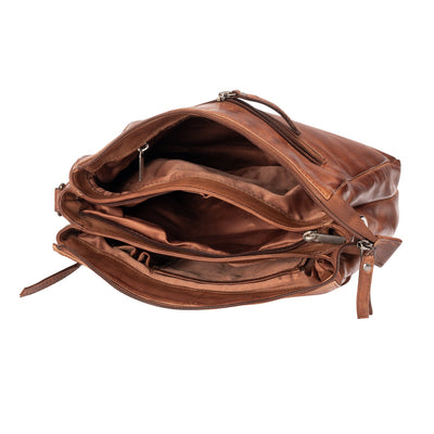 Leather Shoulder Bag June - Greenwood Leather